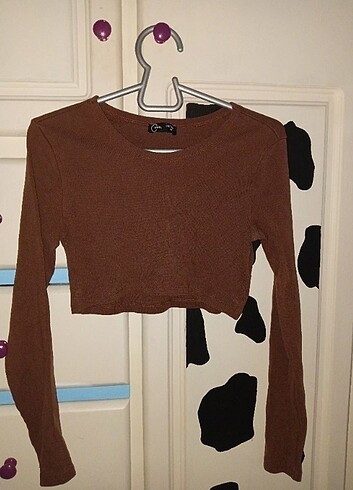 Defacto defacto uzun kollu crop top