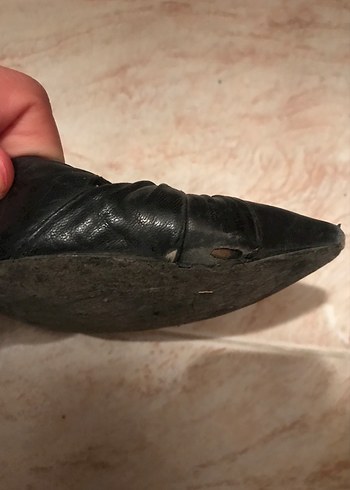 37 Beden Siyah Tarz Stiletto Topuklu Kadın Ayakkabı