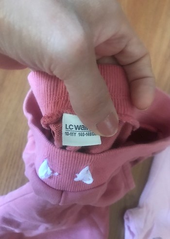 Kızlar için Pembe Rahat Kesim Eşofman Altı - Görsel 2