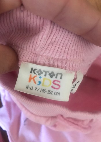 Kızlar için Pembe Rahat Kesim Eşofman Altı - Görsel 3