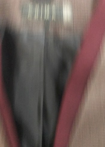 Bordo Düğmeli Kadın Blazer Ceket - Görsel 2