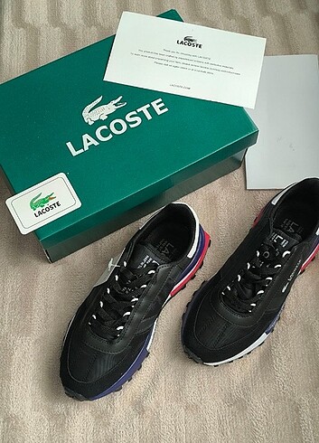 40 Beden LACOSTE ELİTE ACTİVE PREMİUM ERKEK SNEAKER- Siyah