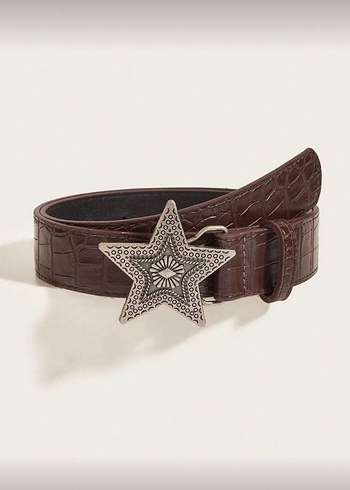 Kahverengi Yıldız Kemer - Görsel 2