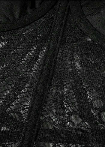 Siyah Dantel Büstiyer - Görsel 3