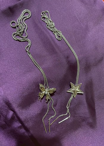 Uzun Zincirli Gri Kelebek Zincir - Görsel 6