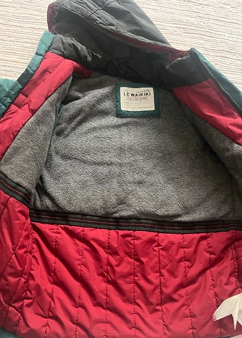 Erkek Çocuk Yeşil fermuarlı -Düğmeli Mont - Görsel 3