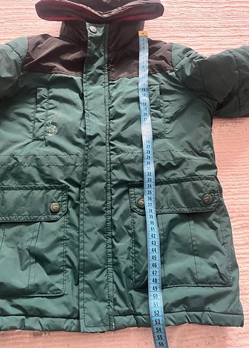 Erkek Çocuk Yeşil fermuarlı -Düğmeli Mont - Görsel 5