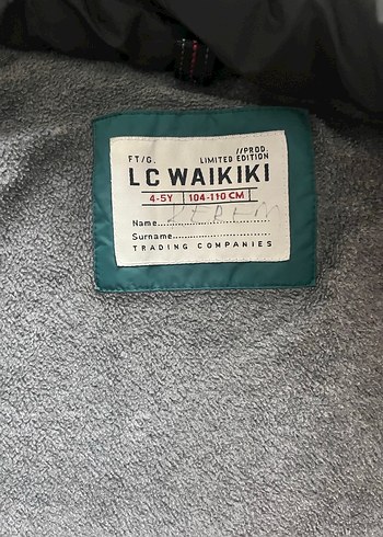 Erkek Çocuk Yeşil fermuarlı -Düğmeli Mont - Görsel 2