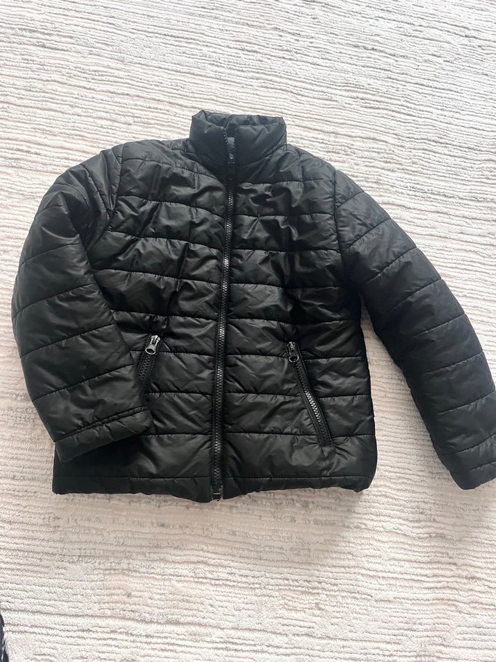 Erkek Çocuk Siyah Fermuarlı Mont - Görsel 5