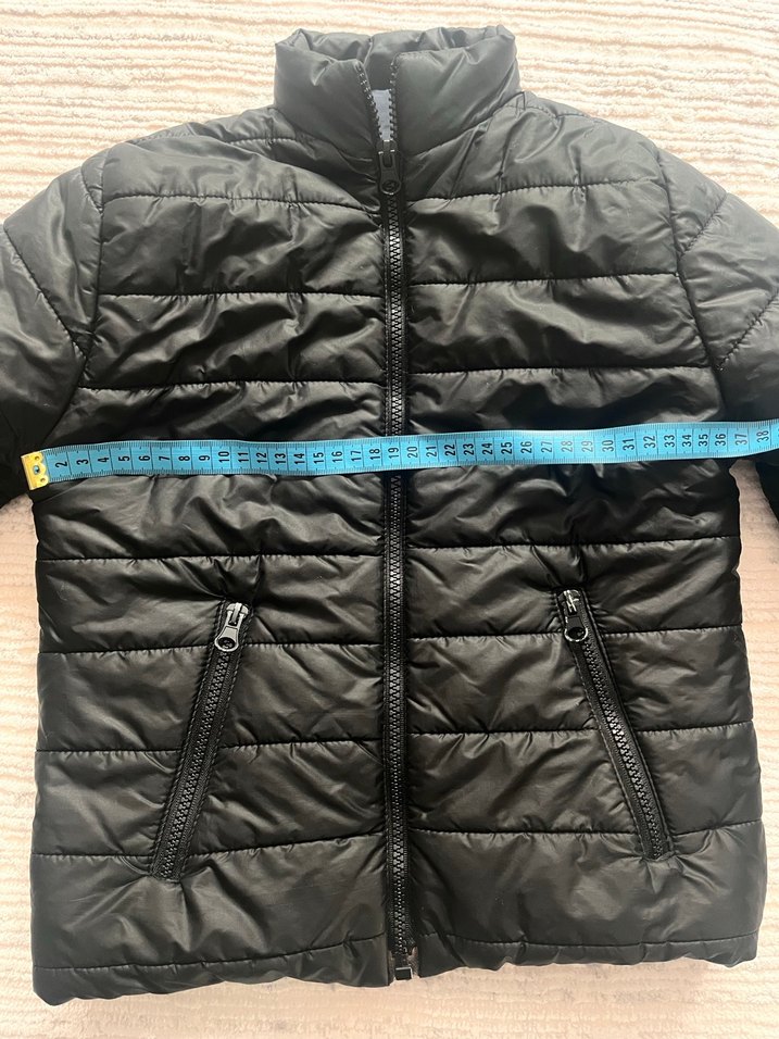 Erkek Çocuk Siyah Fermuarlı Mont - Görsel 4