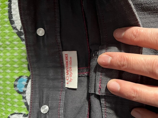 LCW Çocuk ETEK 7-8 yaş (etiket 9/10 )yazıyor ama ölçülere bakın  - Görsel 6