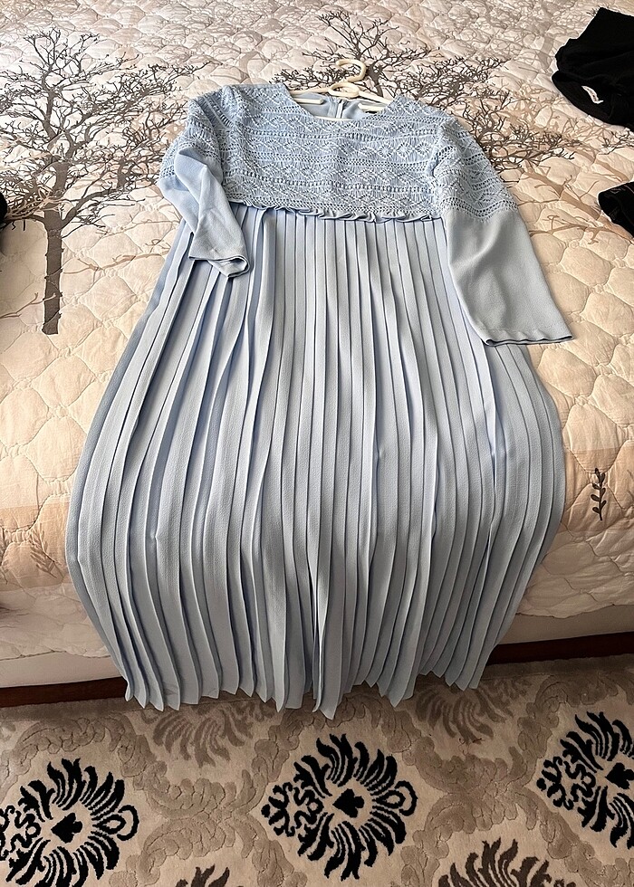 Bebe mavisi elbise - Görsel 5