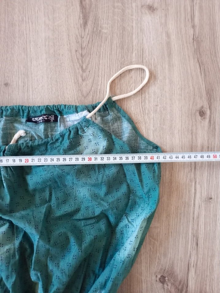 Kadın Turkuaz Askılı Mini Tulum - Görsel 5