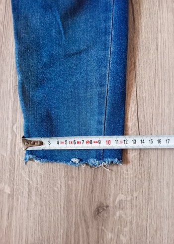 Mango Mavi Kadın Regular Fit Denim Pantolon - Görsel 5