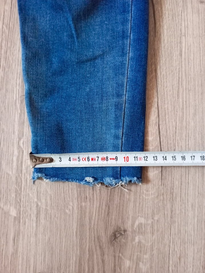 Mango Mavi Kadın Regular Fit Denim Pantolon - Görsel 5