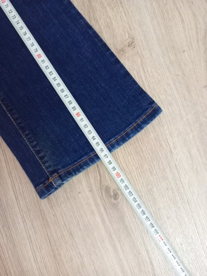 Kadın Mavi Bol Kesim Denim Jean - Görsel 5