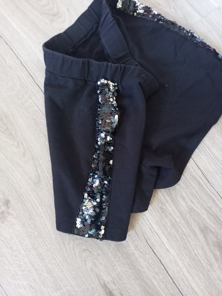 Gevşek Kesim Koyu Mavi Mini Şort - Görsel 2