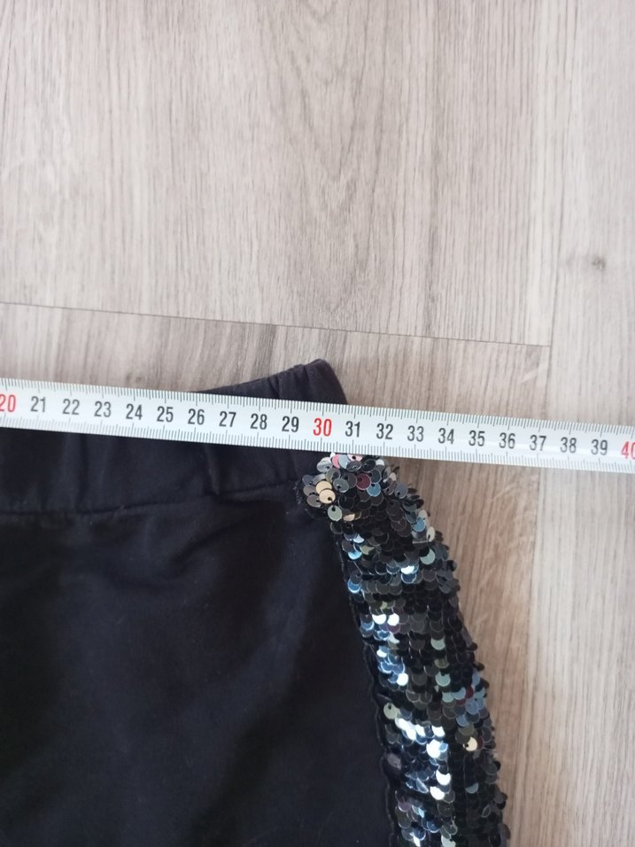 Gevşek Kesim Koyu Mavi Mini Şort - Görsel 4