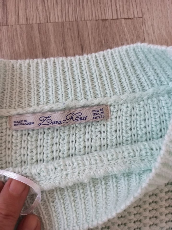 Bej Renkli Kadın Örgü Kazak - Görsel 2