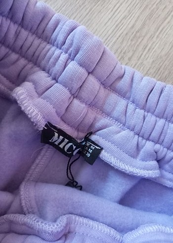 Mor Rahat Kesim Midi Kadın Eşofman Altı - Görsel 3