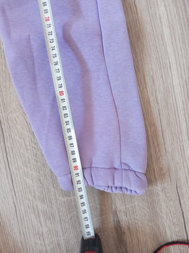 Mor Rahat Kesim Midi Kadın Eşofman Altı - Görsel 2