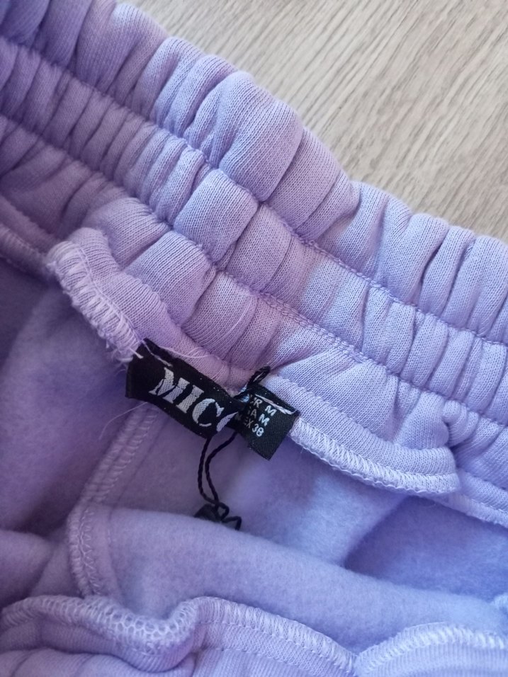 Mor Rahat Kesim Midi Kadın Eşofman Altı - Görsel 3