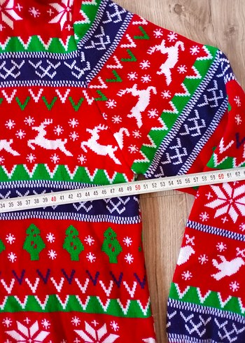 Renkli Bohem Kadın Triko Kazak - Görsel 3