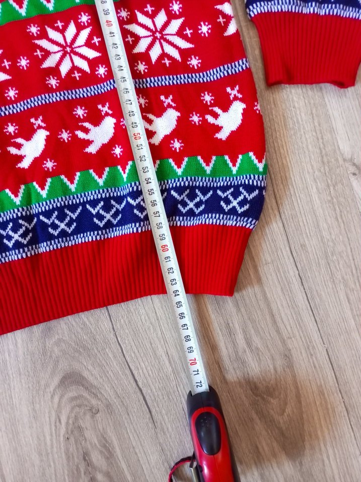 Renkli Bohem Kadın Triko Kazak - Görsel 4