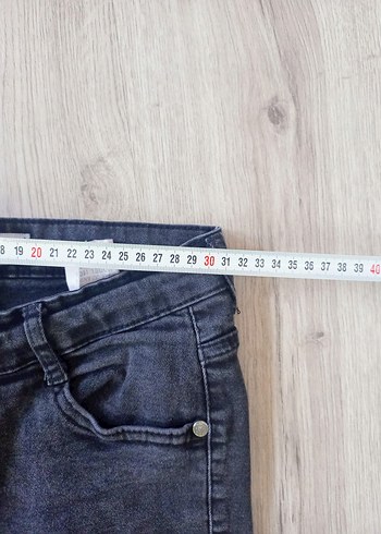 ZARA Gri Kadın Denim Bol Kesim Jean - Görsel 5