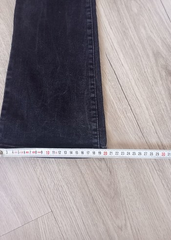 ZARA Gri Kadın Denim Bol Kesim Jean - Görsel 4