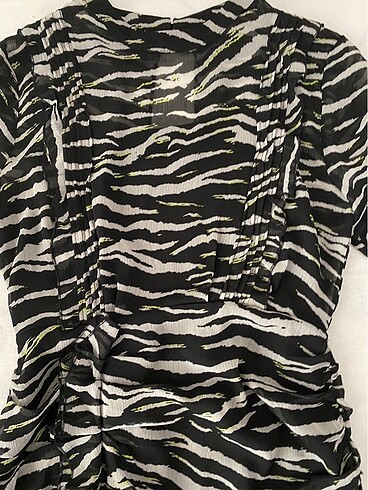 Twist Zebra desen elbise