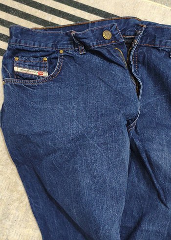 Diesel unisex Koyu Mavi Denim Jean