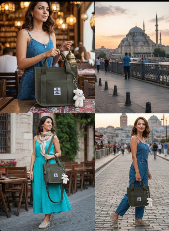 ayıcıklı çanta - Görsel 3