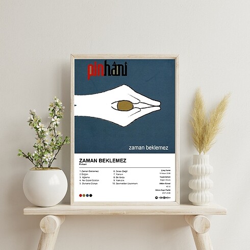 PİNHANİ - ZAMAN BEKLEMEZ ALBÜM POSTER