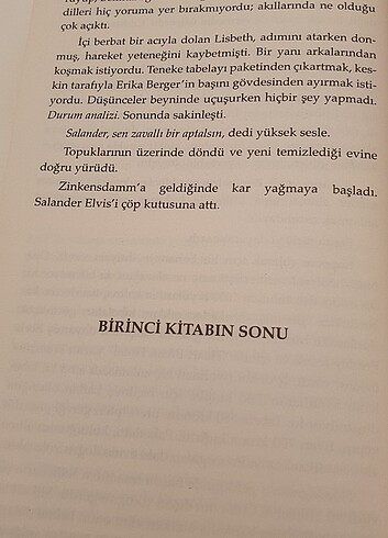 Beden Ejderha Dövmeli Kız Millennium 1 #kitap