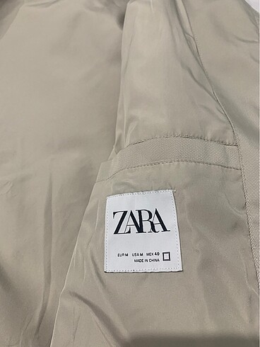 m Beden Zara Erkek Mont