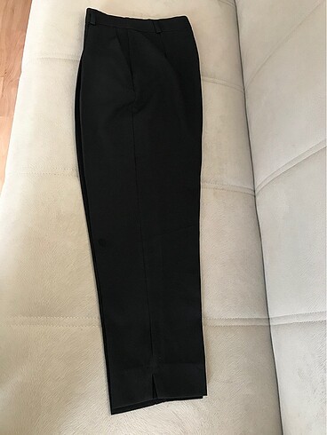 Diğer Siyah mom tarz klasik pantolon
