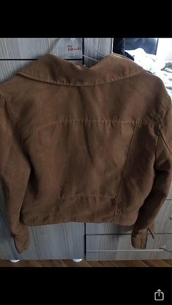 36 Beden kahverengi Renk H&M süet ceket
