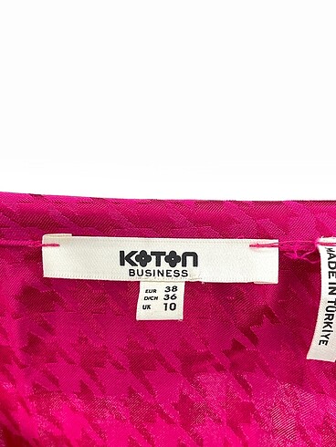 38 Beden pembe Renk Koton Gömlek %70 İndirimli.