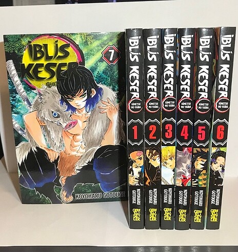 Demon Slayer (iblis keser) 1-7. Cilt türkçe