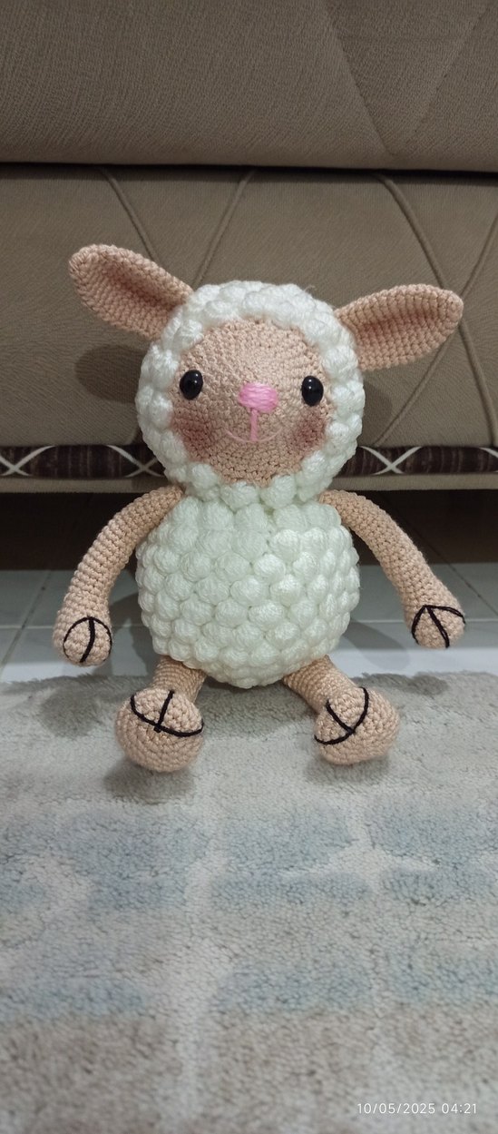 amigurumi kuzucuk - Görsel 5