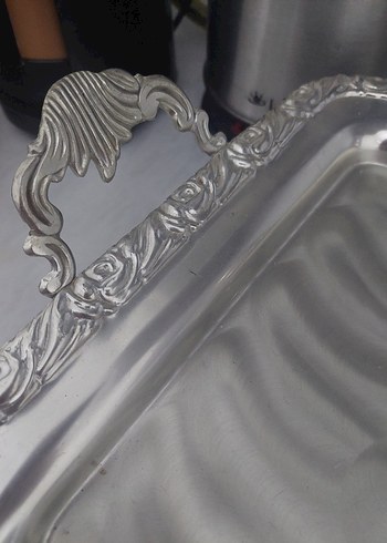 çelik tepsi dalgıç marka antika - Görsel 3