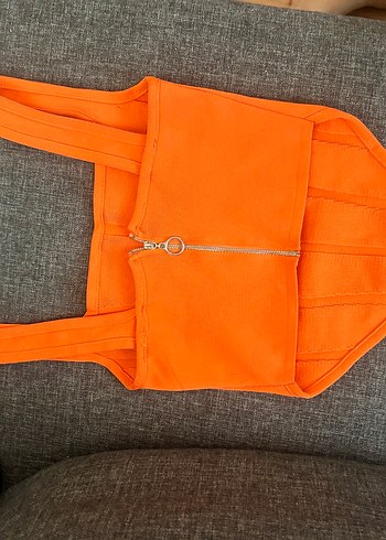 Turuncu korse crop - Görsel 2