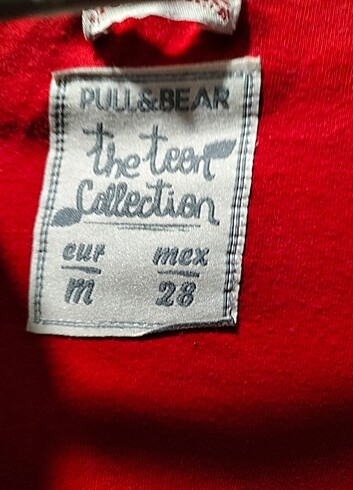 m Beden Pull bear kolej kısa ceket