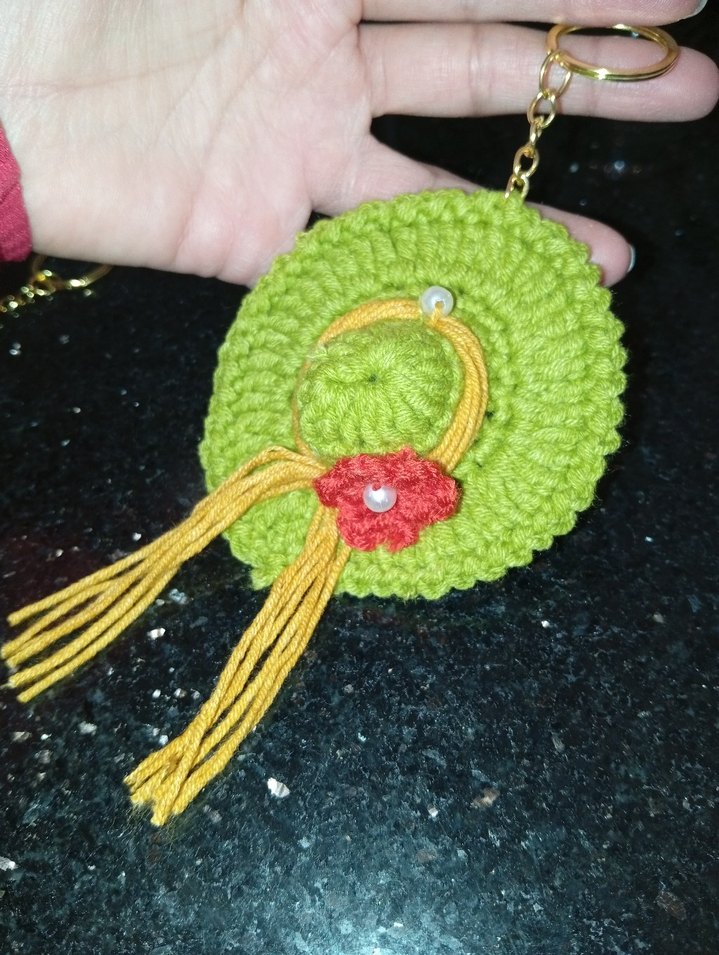 Renkli Püsküllü Bohem Anahtarlık Seti - Görsel 5