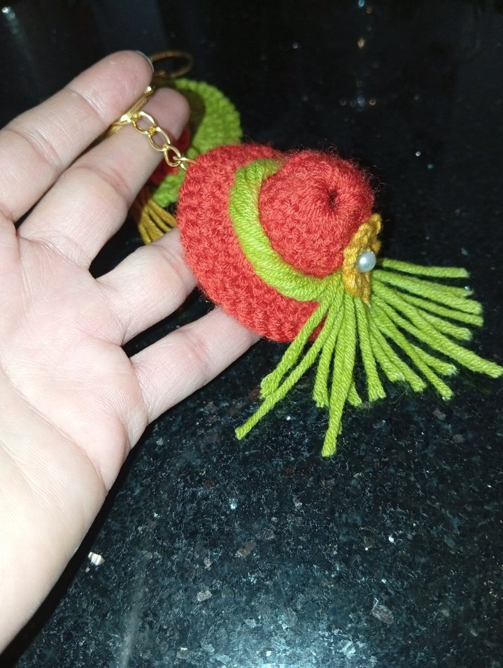 Renkli Püsküllü Bohem Anahtarlık Seti - Görsel 4