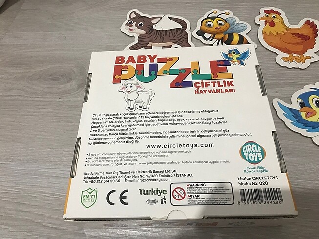 Diğer Baby Puzzle Çiftlik Hayvanları