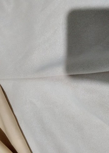 Bej Süet Kadın Mini Etek - Görsel 3