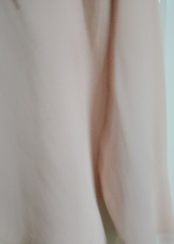 Mango orjinal Bej Düğmeli Uzun Kollu Kadın Gömlek - Görsel 5