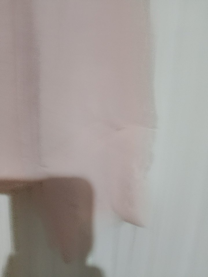 Mango orjinal Bej Düğmeli Uzun Kollu Kadın Gömlek - Görsel 3